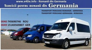 Transport persoane si colete din Arad in Germania